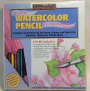 General's Learn Watercolor Pencil Techniques Now! Kit Watercolor Pencil Drawing