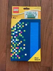 Lego Blue Notebook with Studs 61 pieces #6142630 New