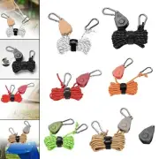 Outdoor Ratchet Pulley Rope Hanger Tent Ropes Tent Guide Rope Quick Install