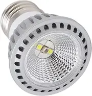 PerGar Turtle Basking Light Bulb, UVA UVB Concave and Convex Mirror Full Spectrum LED Light Bulb, Reptile Heat Lamp Bulb Replacement, Heat Lamp Bulbs for Reptiles Turtle (Silver 5.0)