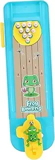 JOINPAYA Frog-Themed Mini Bowling Game Set Toys Bowling Ball Toy Outdoor Games for Boys and Girls Educational Plaything Parent-Child Interaction Safe Desktop Game Toy