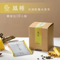 在飛比找樂天市場購物網優惠-【十菓茶】金鑽鳳梨包種茶 隨身包10入/盒 冷凍乾燥水果茶 