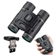 300x25 Binoculars for Adults and Kids, High Powered Mini Pocket Black