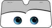 1Pcs Car Windshield Sun Shade - Cartoon Car Sun Shade for Front Window, Funny Car Eyes Sun Visor for Car Windshield, Car Sunshades Sun Visor Protector Blocks UV Rays and Keeps Vehicle Cool