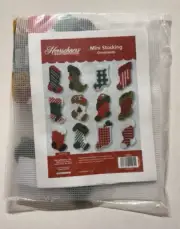 Herrschners Plastic Canvas Mini Stocking Ornaments
