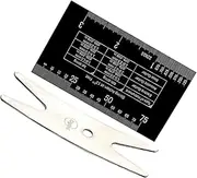 Vaguelly 1 Set String String Action Ruler Kit with Scale for Accurate Measurement of Guitar Neck Flatness and String Distance Essential Luthier Tool