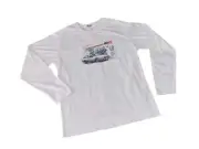 L(JPN)size Initial D Long Sleeve T-shirt White Takumi Fujiwara AE86 Japan Rare