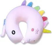 SENSORY4U Vibrating Unicorn Kids Travel Neck Pillow for Sensory Kids – Plush Pillow for Relaxation and Comfort