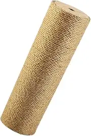 Cute Cat Scratching Post Wear Resistant Rope Cat Claw Scratcher for Indoor Cats Durable Wooden Design Height for Kittens and Cats to Scratch and Climb