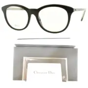NEW!! DIOR MONTAIGNE 41 VSW Black Round Full Rim Unisex Optical Frame