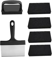 1Set Barbecue Cleaning Brush Durable Spatula Brush Kit for BBQ Grill Cleaning for Home Restaurant Outdoor Use