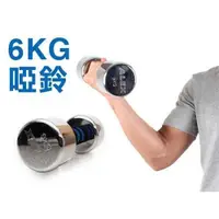 在飛比找ETMall東森購物網優惠-【ALEX】6KG 電鍍啞鈴-健身 重訓 有氧 台灣製 依賣