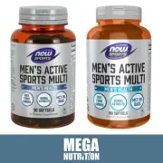 Mens Sports Multi-Vitamin + BCAA TRIBULUS ZMA PANAX GINSENG MCT OIL Capsules