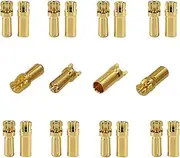 Amass Original 3.5mm Male Female Gold Bullet Banana Connector Battery ESC Plug (Pack of 20 Pairs)