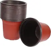 GAROZATION 50pcs Multi Functional Plastic Nursery Pots for Gardening Versatile Flowerpots for Home Balcony Garden Use Durable Easy to Clean Planting Containers