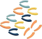 ORFOFE 10Pairs Warm Toilet Seat Covers Reusable Cushions for Closestool Soft Mats for Winter Comfort for Home Hotels and Dormitories Random Colors