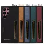 For Samsung S25 S24 S23 S22 S21Ultra Plus A14 A34 Wallet Case Leather Back Cover