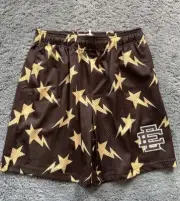 Eric Emanuel x BAPE Miami EE Basic Short Brown Size XL