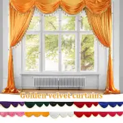 2/3 Meter Tassel Swag Drape Velvet Fabric Stage for Backdrop Curtain Party Decor