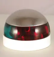 Aqua Signal Bicolor Navigation Bow Light Stainless Steel Red Green Boat 24121