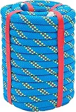 Polyester Arborist Rigging Climbing Rope Blue - 1/2 Inch Diameter 50 Ft - Heavy-Duty Tree Climbing Rope for Arborists