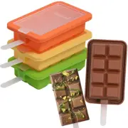 Silicone Popsicle Molds for Dubai Chocolate Ice Cream Bar, Ice Pop Mold with ...
