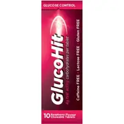 Glucohit Glucose Raspberry 10 Tablets