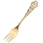 Dessert Fork Non-slip Rust-resistant Salad Server Coffee Spoon Stainless Steel