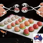 DIY Ice Cream Meat Ball Scoop Stainless Steel Fish Ball Clip Meatball Maker