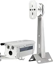 CCTV Camera Mounting Bracket | Stainless Steel Mounting Pole | Adjustable Indoor/Outdoor Mount, Pole Mount Holder, Security Systems, Solid Heavy Duty Metal Base