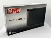 Nintendo 3DS XL Black Handheld System Console Original Model 1st Ed. NIB RARE!