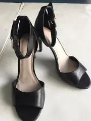 David Lawrence Luana Peeptoe Heel - Brand New - Size 38 - Leather shoes