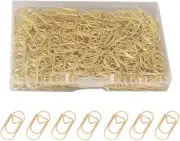 150 Pcs Gold Cute Tiny Paper Clips，Love Heart Shaped Mini Paperclips for Wedding