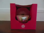 ROYAL ALBERT CHEEKY PINK TEACUP & SAUCER SET NEW