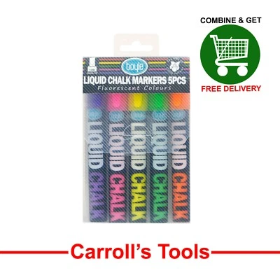Boyle Liquid Chalk Markers 5 pc