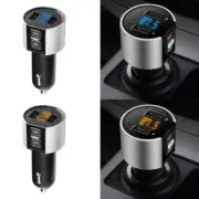 Handsfree Wireless Bluetooth Compatible Car FM Transmitter Radio USB Charger Kit