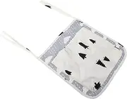 RORPOIR Crib Storage Bag Baby Hanging Bag Cotton Diaper Bag Multi-Functional for Bedside Stroller Cradle