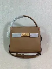 NEW Tory Burch Tiramisu Lee Radziwill Petite Double Bag $648
