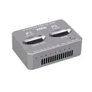 Dual-Bay M.2 NVME SSD Clone Gen2X2 20Gbps External Hard Disk Box for iMac