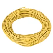 22AWG 22 Gauge Stranded Hook-Up Wire PVC Tinned Copper Wire 30m/100ft Yellow