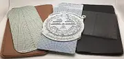 Jeppesen Slide Graphic Computer CGS-6P LWCA TC-GS TH- AS Wind Leather Case