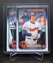 2024 Topps Update Series #US262 & #US337 Kyle Manzardo RC Lot Guardians