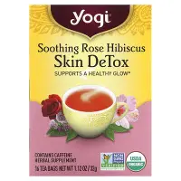 在飛比找iHerb優惠-[iHerb] Yogi Tea 肌膚清體草本茶，舒緩朱槿花