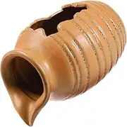 Water Circulation Ceramic Jar Hydroponic Planter for Outdoor Courtyard Water Feature