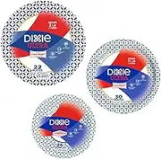 Dixie Ultra Heavy Duty Paper Plate & Bowl Bundle, Large Plate 10 1/16" (22 ct), Medium Plate 8 1/2" (30 ct) and Bowl (26 ct)