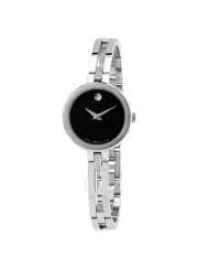 Brand New Movado Women’s Esperanza Black Dial Diamond Bangle Watch 0607471