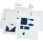 PinkFresh Studio Classic Correspondence Stencil