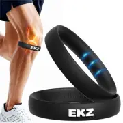 EKZ High-Elastic Silicone Patella Strap Ergonomic Knee Band for Patellar Tend...