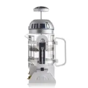 Mocha Hand-Cranked Coffee Machine Robot Star French Press Coffee Maker Machine,2