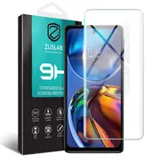 ZUSLAB Screen Protector for Motorola E7 Power Tempered Glass Screen Protector Film 9H Hardness - Clear